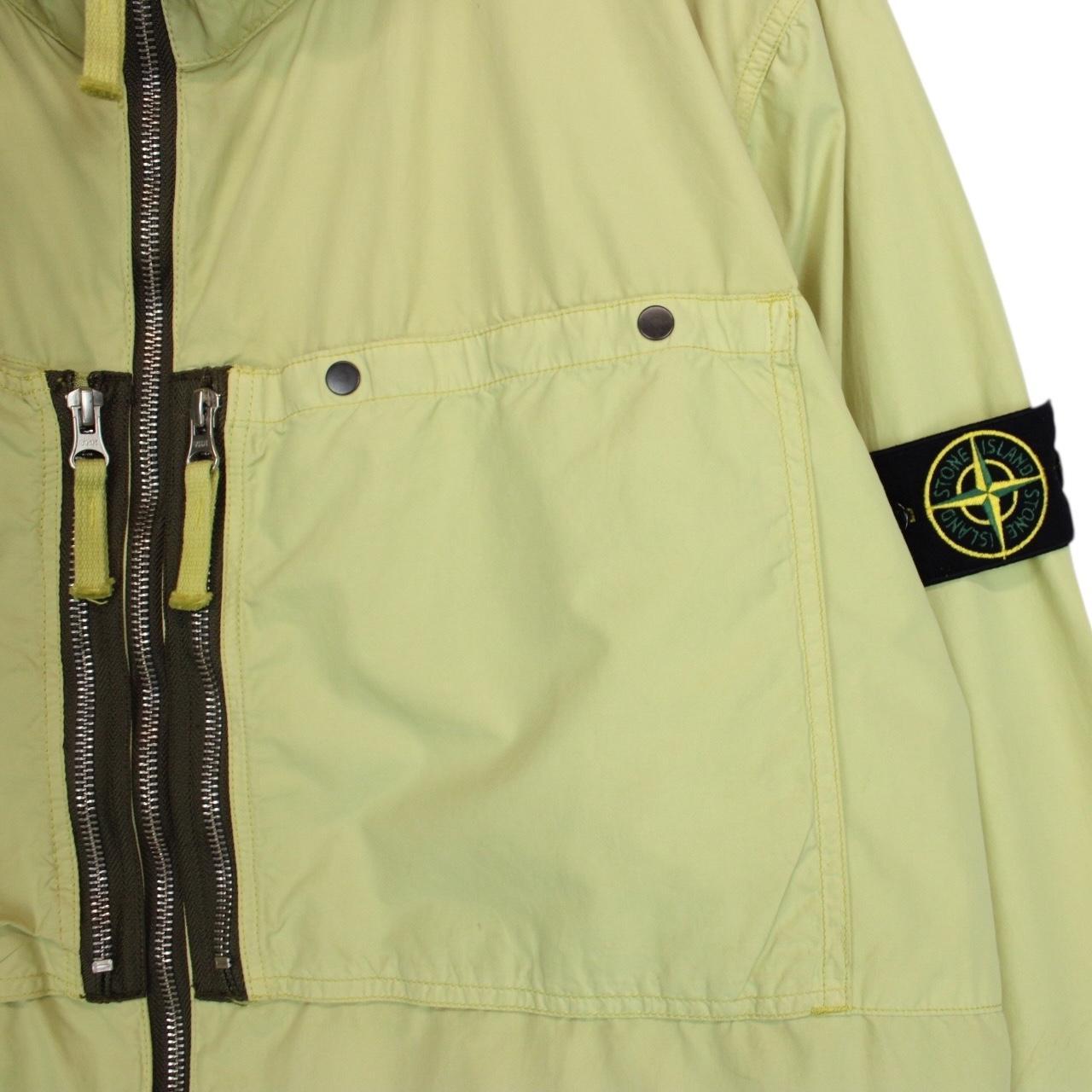 Stone Island SS 2010 Green Spalmultra Nylon/Cotton Hooded Jacket
