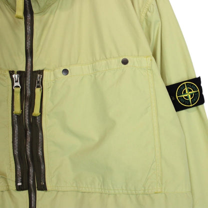 Stone Island SS 2010 Green Spalmultra Nylon/Cotton Hooded Jacket
