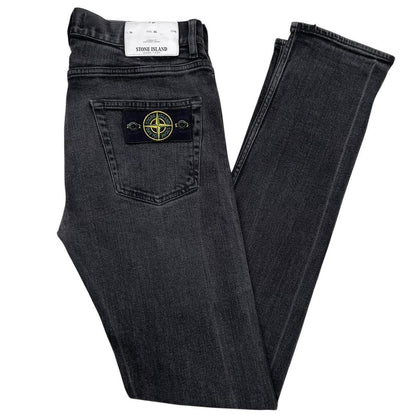 Stone Island AW 2016 Dark Grey Slim Fit Denim Jeans