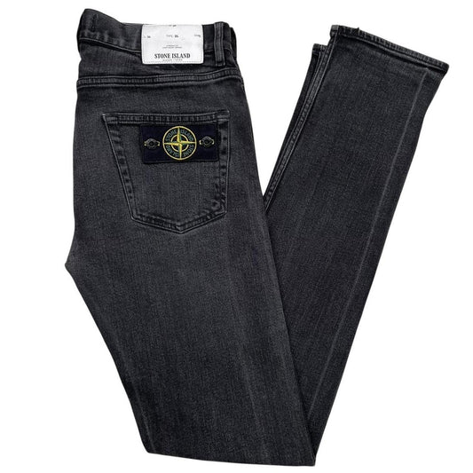 Stone Island AW 2016 Dark Grey Slim Fit Denim Jeans