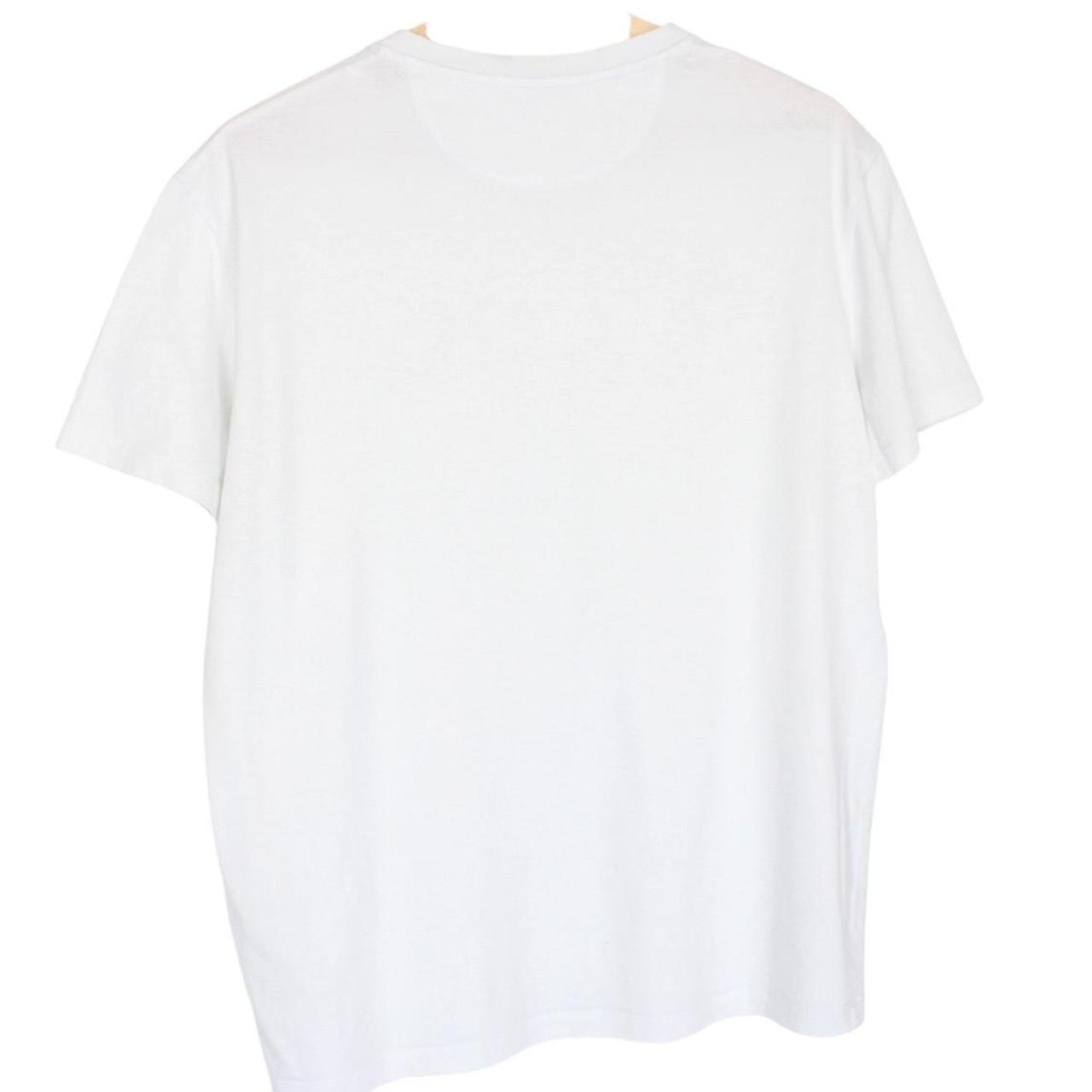Valentino VLTN Logo Print White and Red Short Sleeve T-Shirt