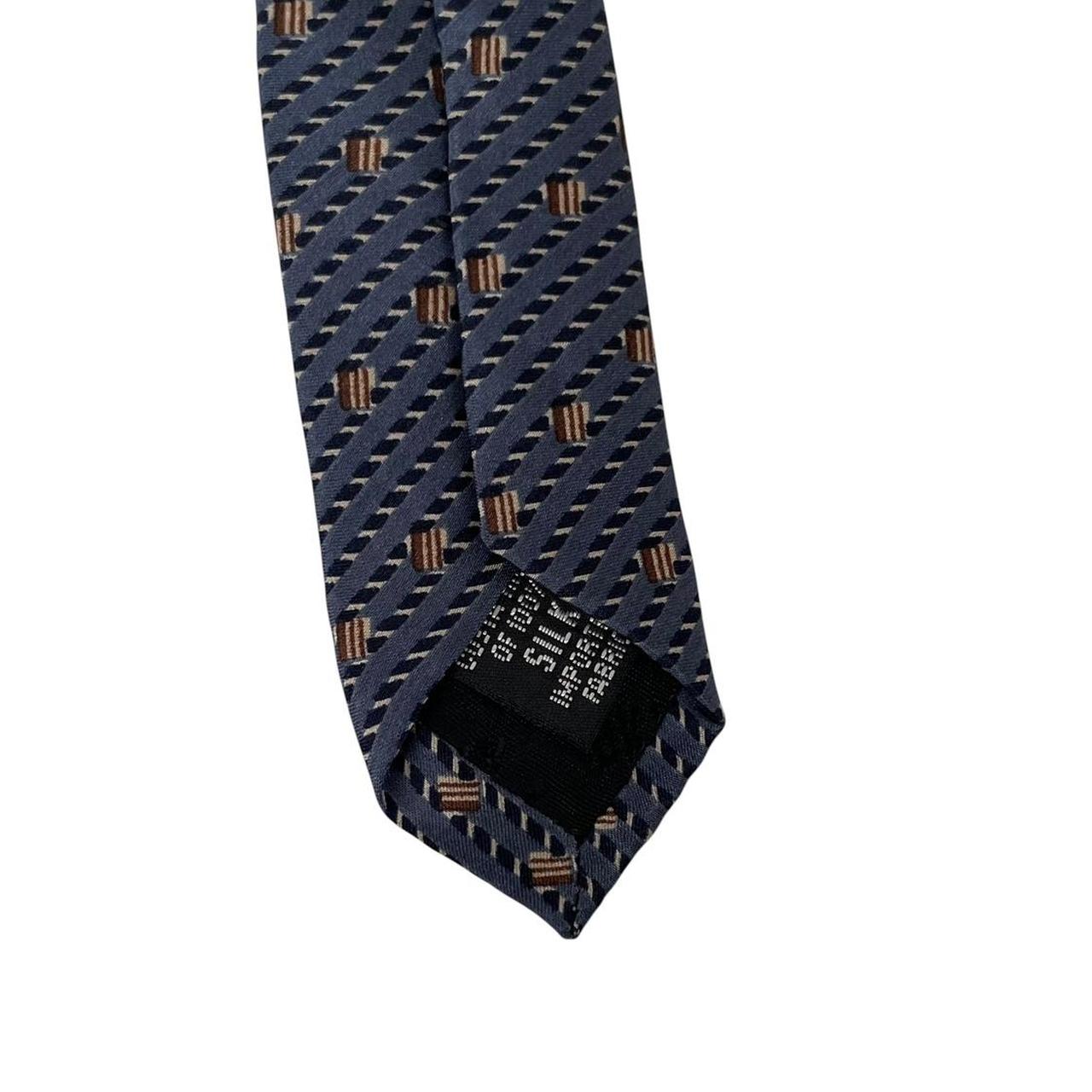 Vintage DKNY Blue Silk Tie
