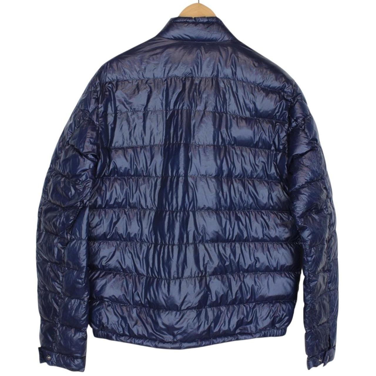 Moncler Acorus Navy Blue Longue Saison Quilted Down Jacket