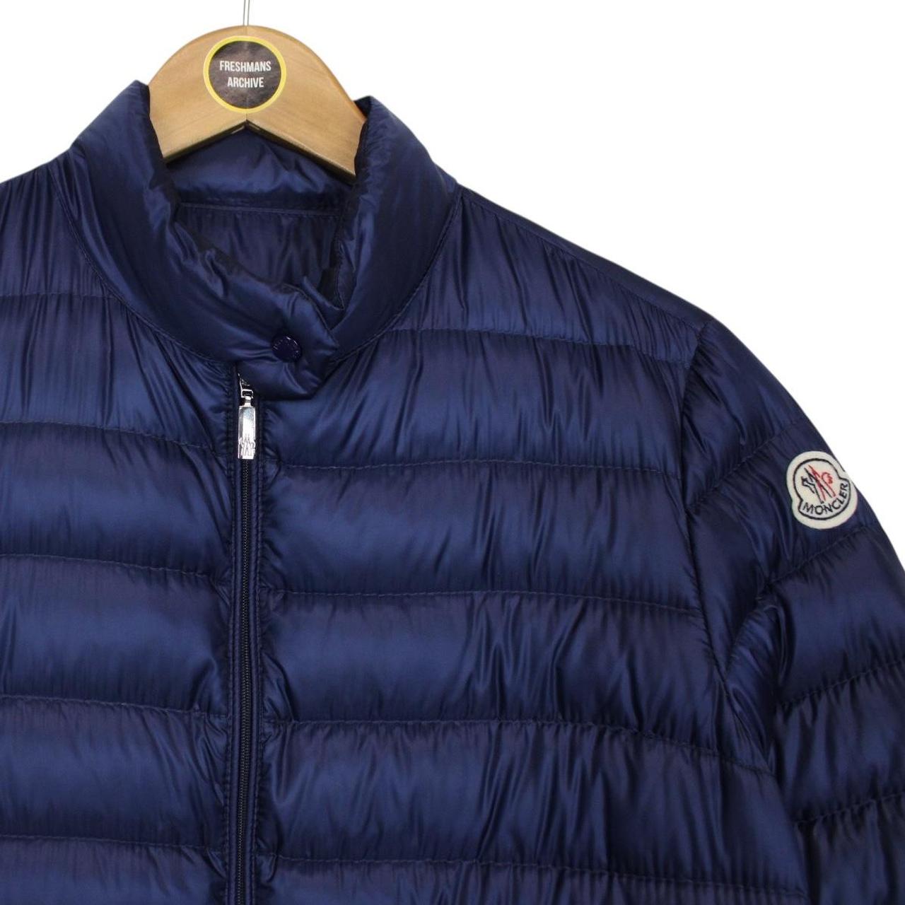 Moncler Lans Blue Quilted Down Jacket