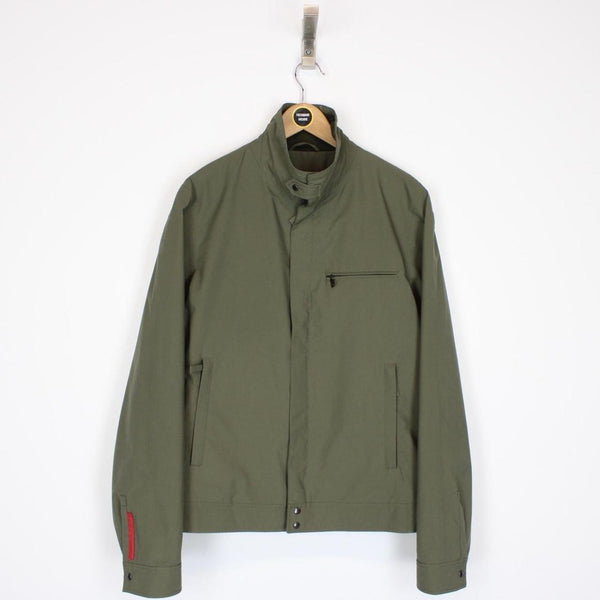 Vintage Prada Sport Green Full Zip Goretex Waterproof Jacket