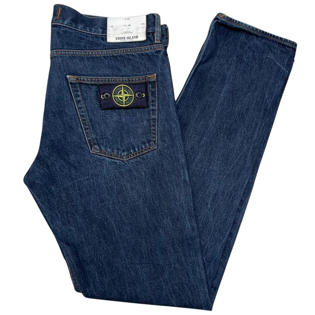 Stone Island SS 2016 Navy Blue Slim Fit Denim Jeans