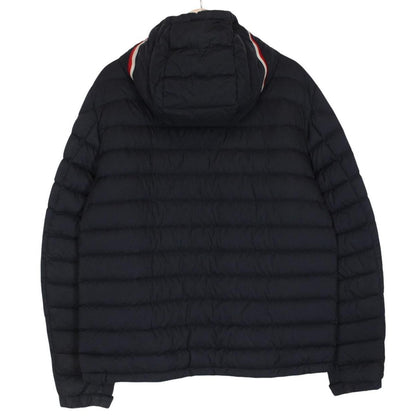 Moncler Eus Navy Blue Longue Saison Hooded Down Jacket