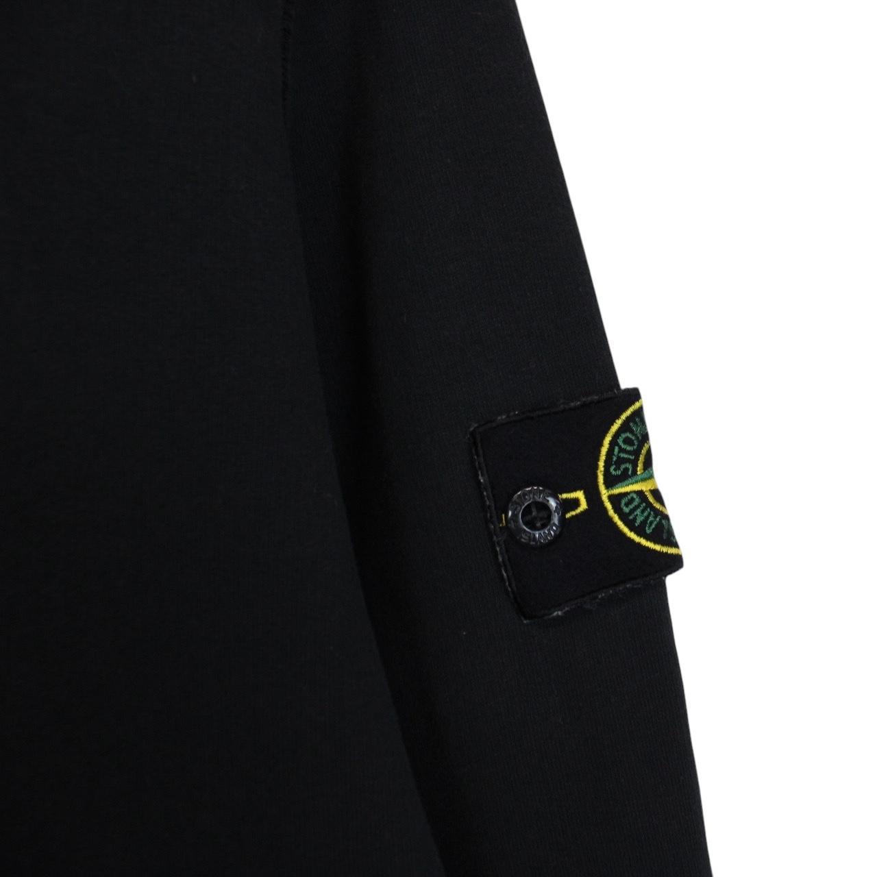 Stone Island AW 2020 Black Cotton Hoodie Jumper