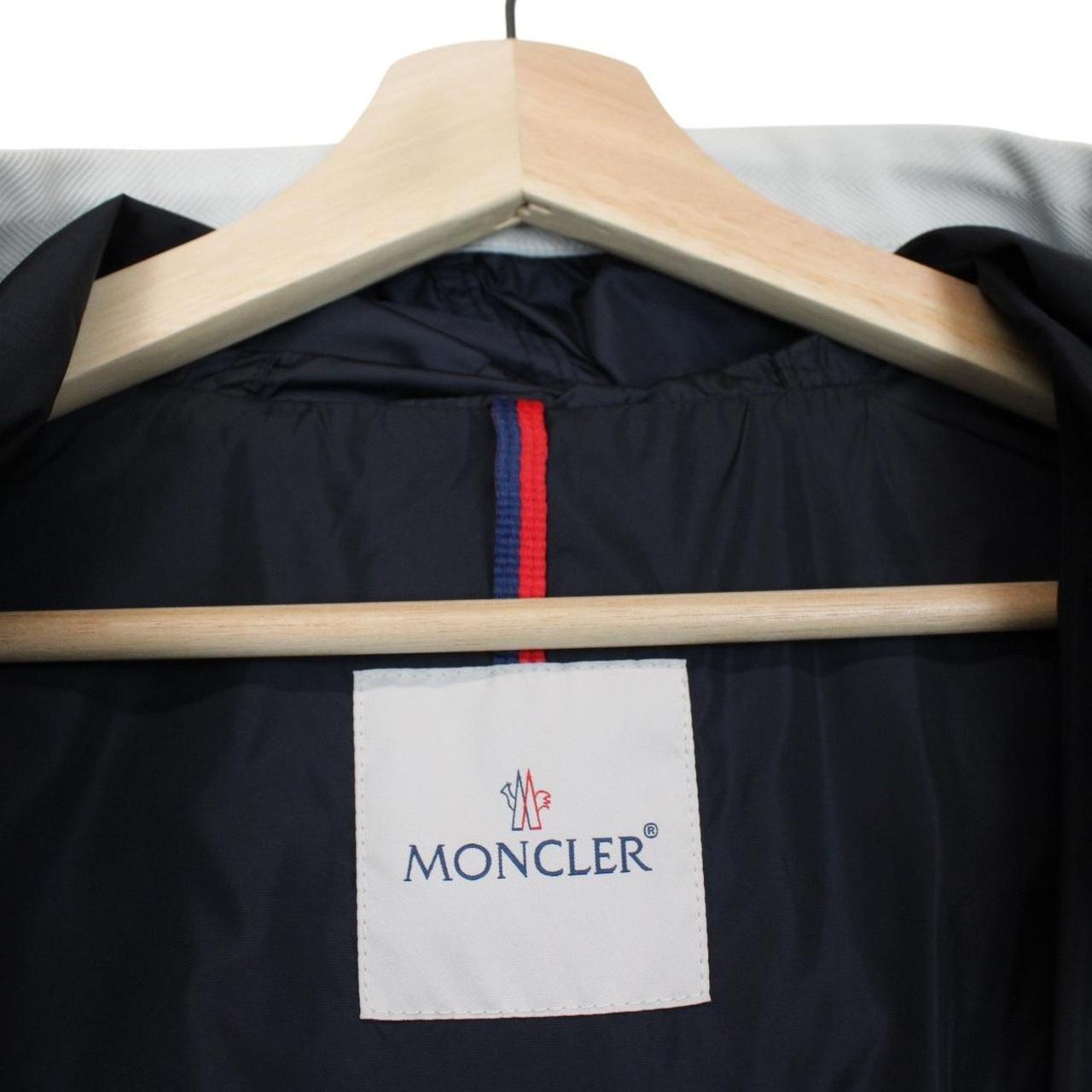 Moncler Alshat Navy Blue Full Zip Nylon Windbreaker Jacket