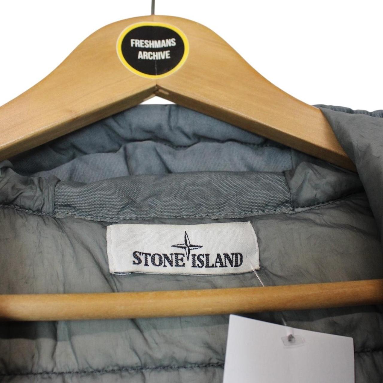 Stone Island AW 2017 Green Garment Dyed Crinkle Reps NY Down Jacket