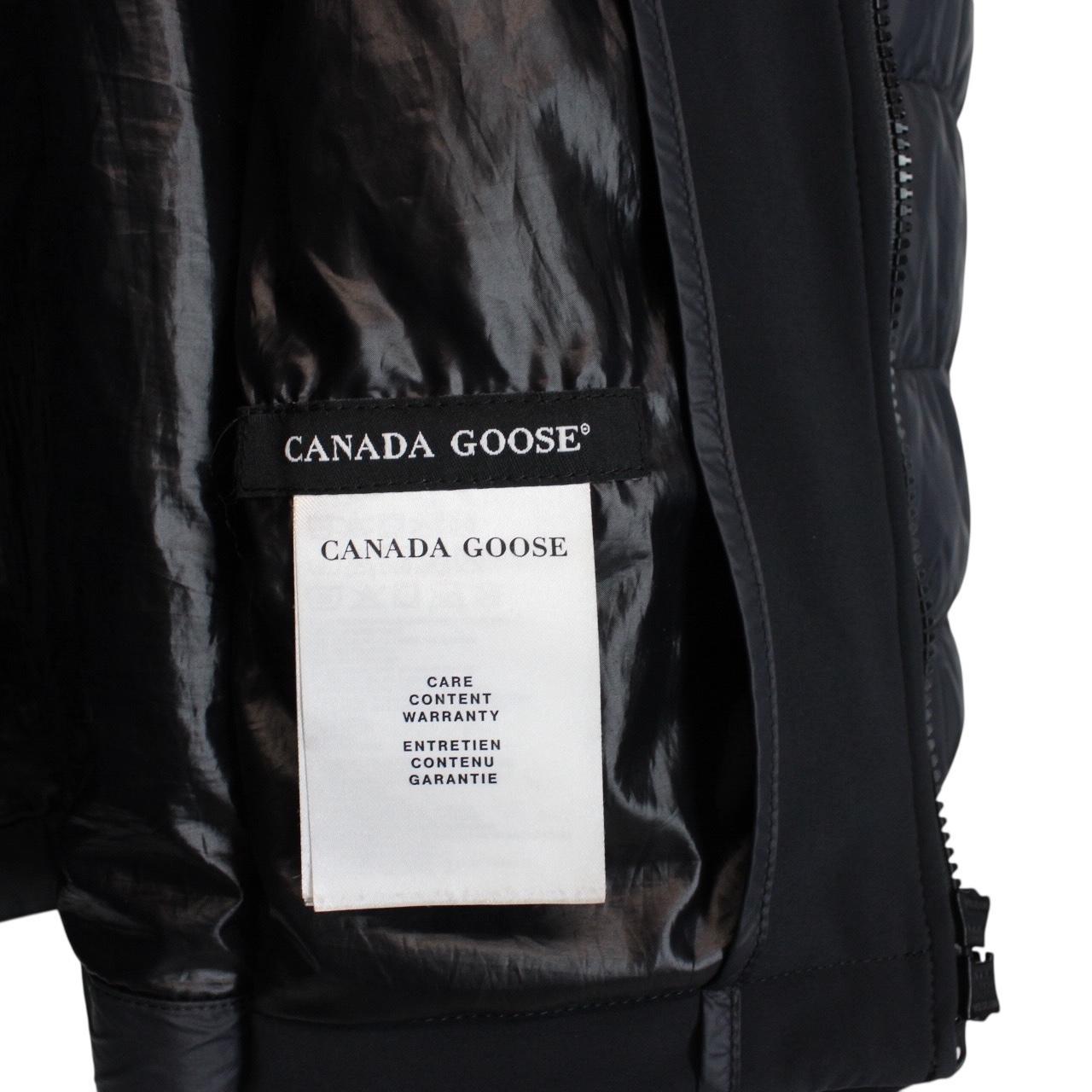 Canada Goose Black Hybridge Weyburn Down Hoodie Jacket
