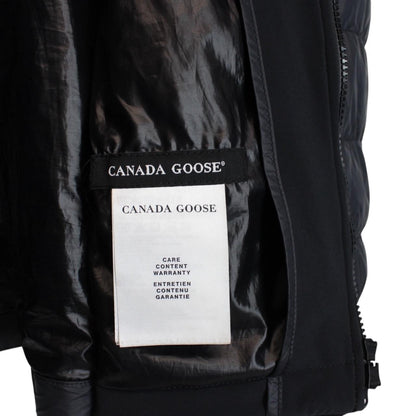 Canada Goose Black Hybridge Weyburn Down Hoodie Jacket