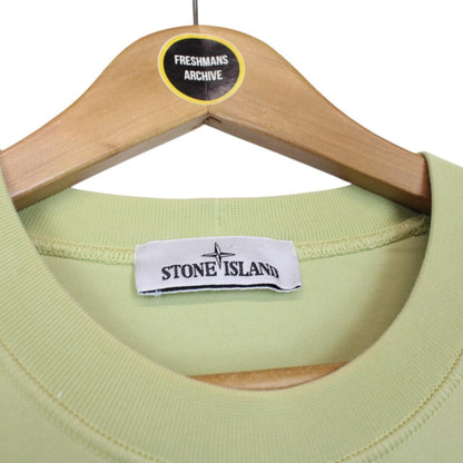 Stone Island SS 2022 Green Cotton Sweatshirt Jumper