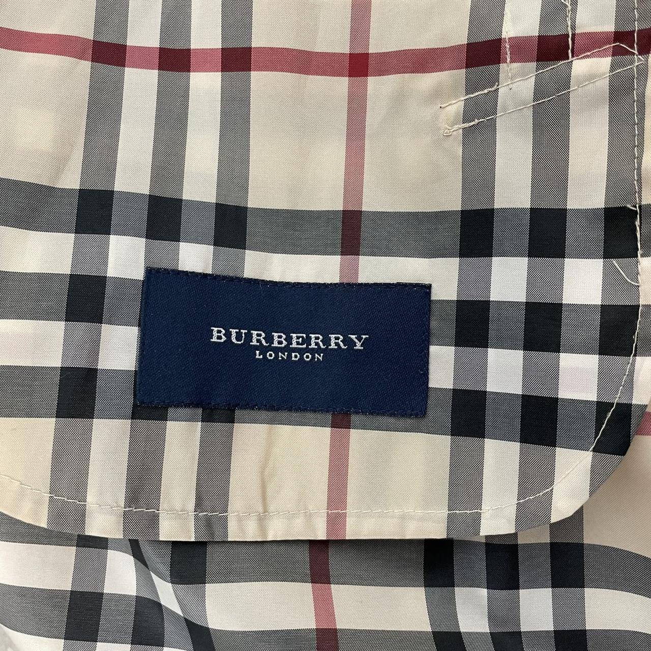 Burberry London Beige Nova Check Trench Coat
