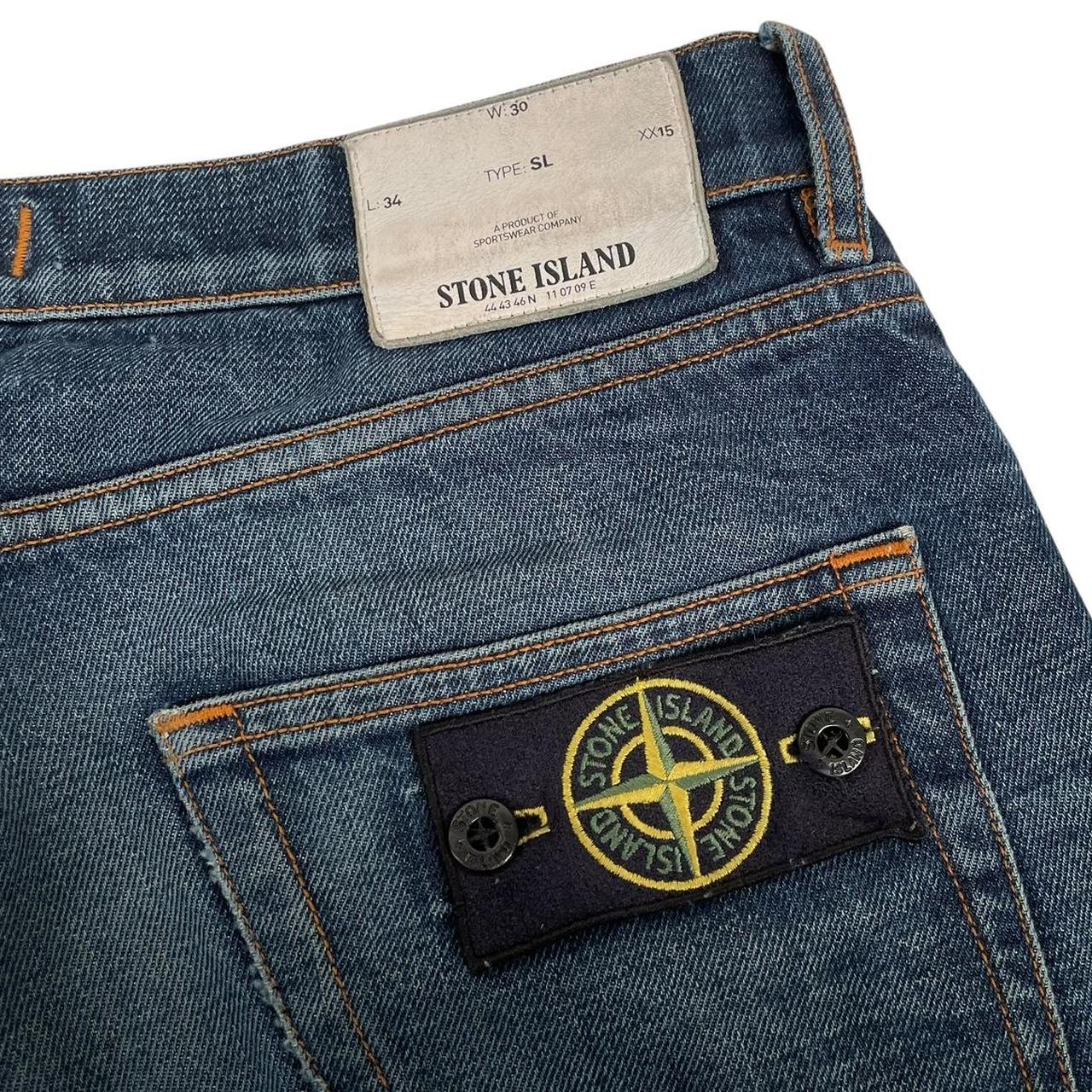 Stone Island SS 2017 Navy Blue Slim Fit Denim Jeans