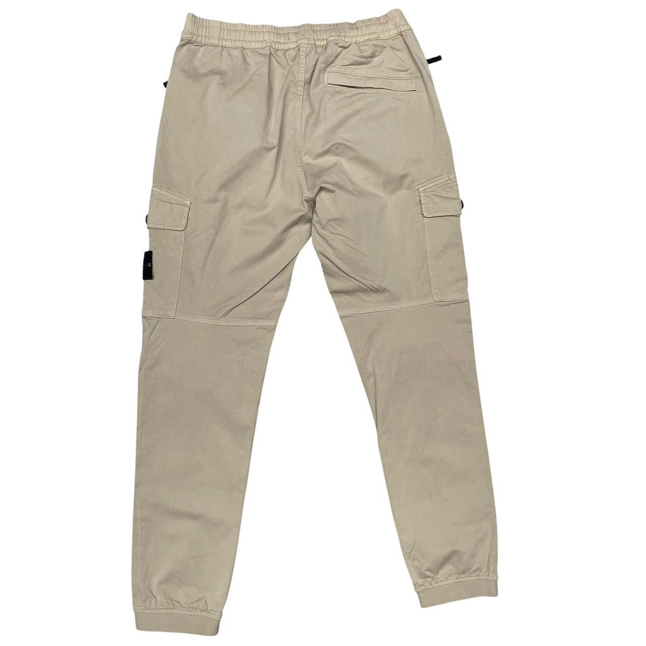 Stone Island AW 2020 Beige RE-T Fit Cargo Trousers