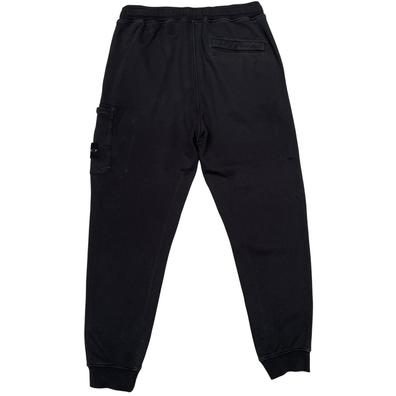 Stone Island Black Cotton Tracksuit Bottoms / Joggers