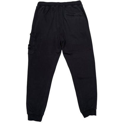 Stone Island Black Cotton Tracksuit Bottoms / Joggers