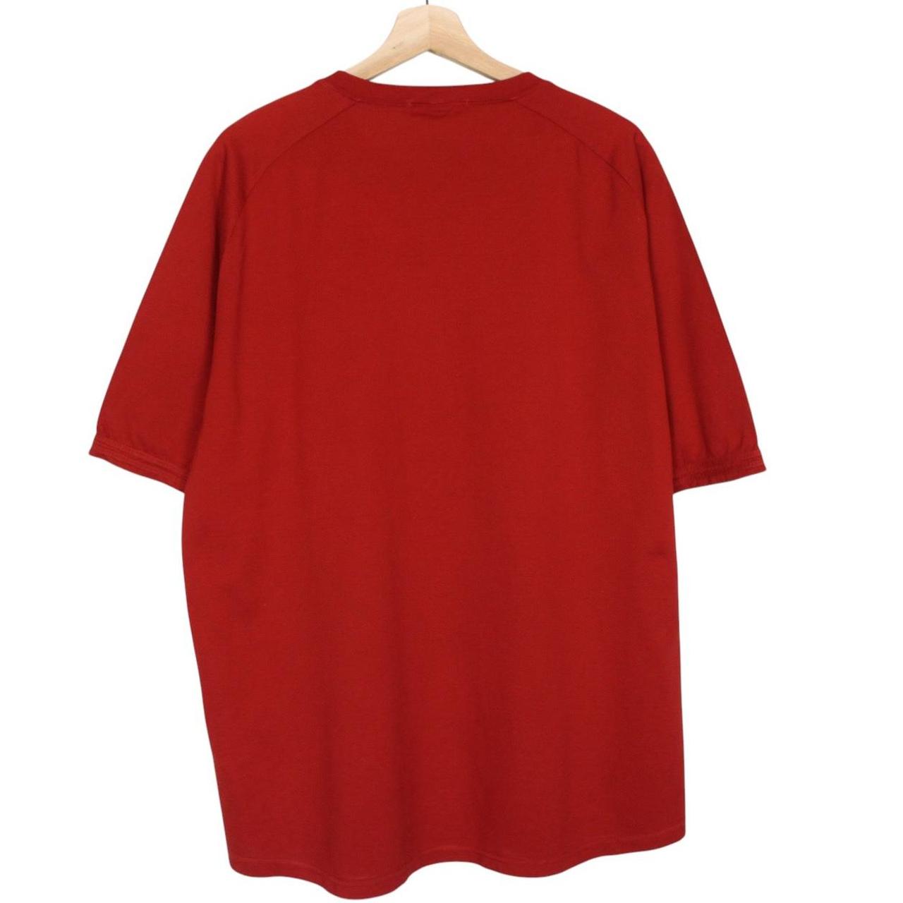 Stone Island SS 2019 Red Short Sleeve Cotton Compass Logo T-Shirt