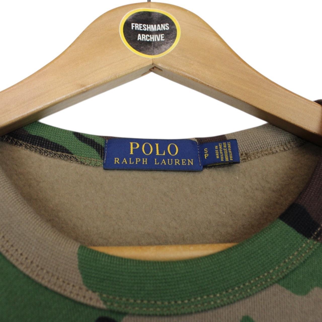 Polo Ralph Lauren Sportsmen Camo Embroidered Logo Sweatshirt