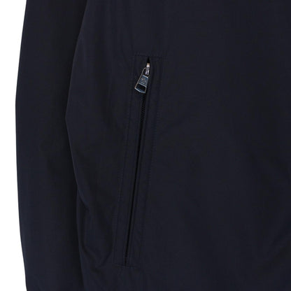 Moncler Ruinette Navy Blue Full Zip Nylon Windbreaker Jacket