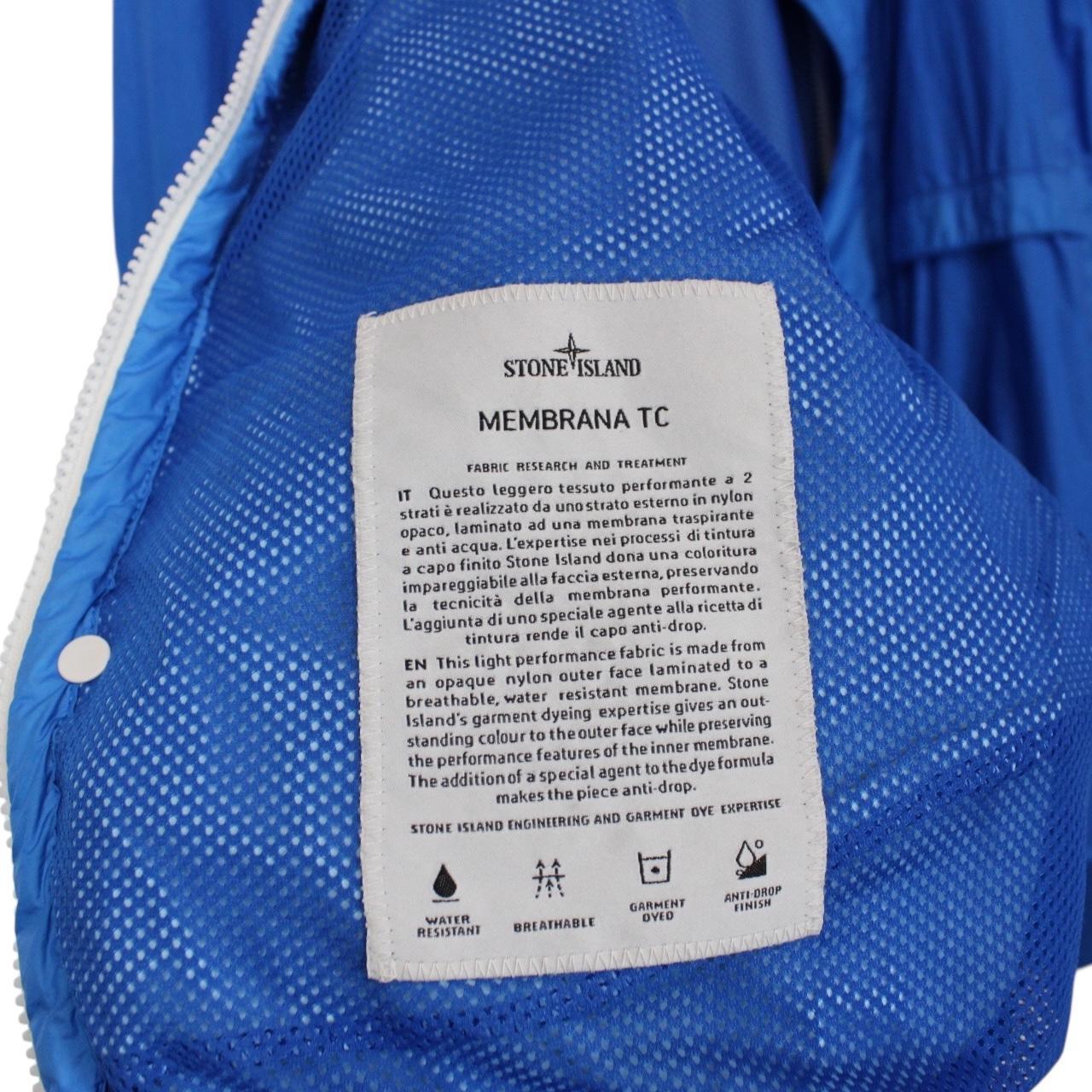 Stone Island SS 2013 Blue Membrana TC Hooded Jacket