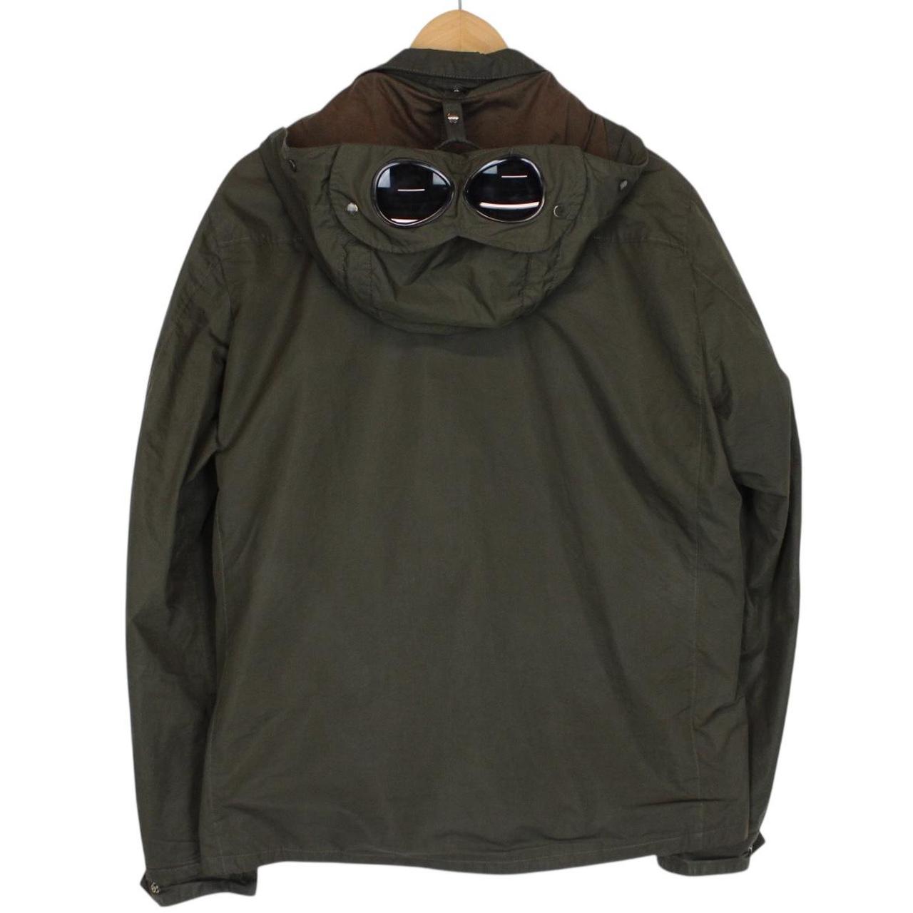 CP Company Micro-M Khaki Green Full Zip Goggle Jacket