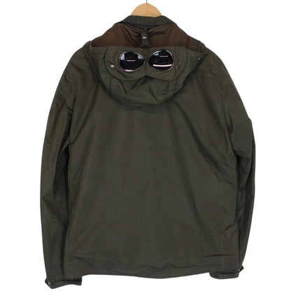 CP Company Micro-M Khaki Green Full Zip Goggle Jacket
