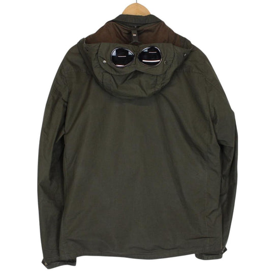 CP Company Micro-M Khaki Green Full Zip Goggle Jacket