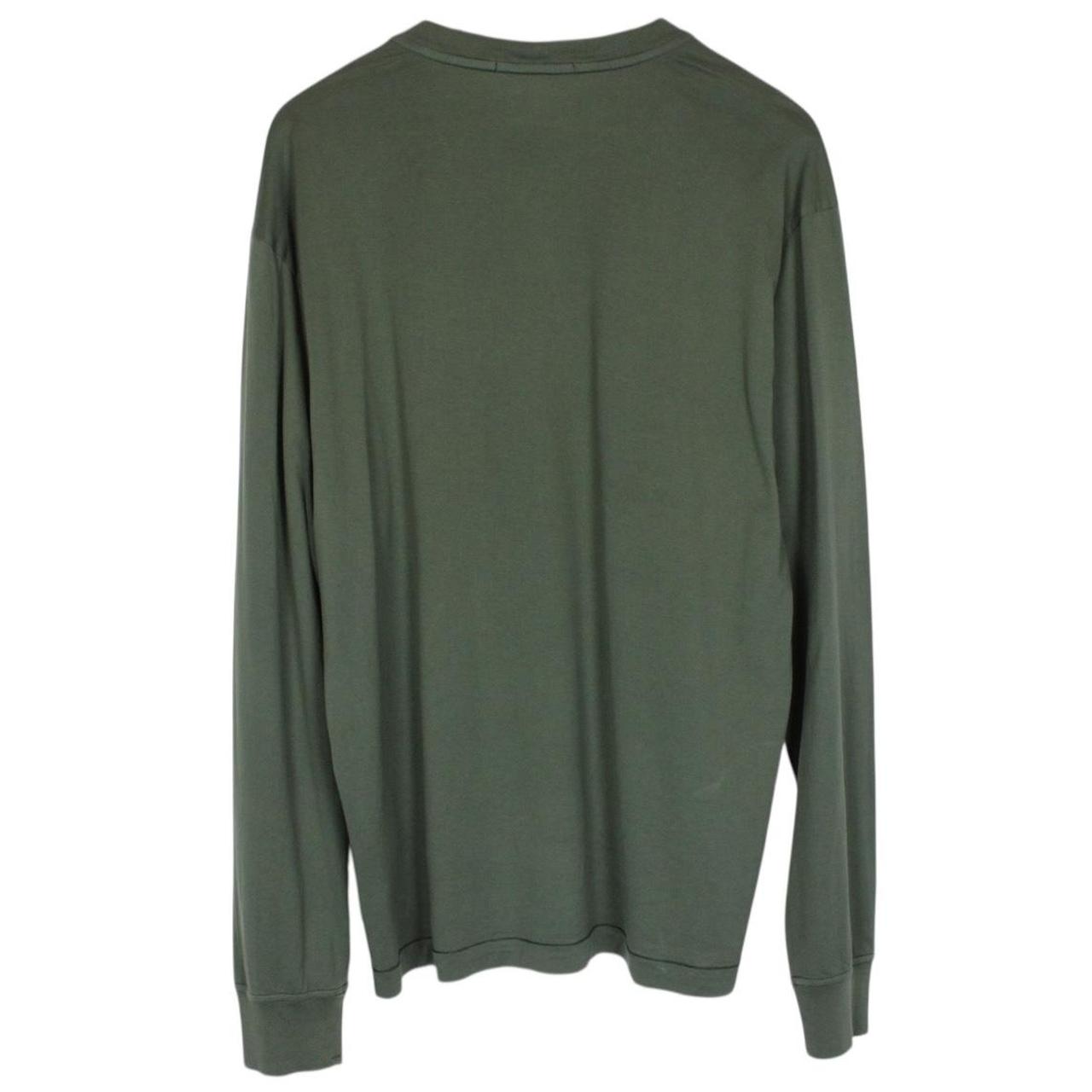 Stone Island Green Long Sleeve Compass T-Shirt