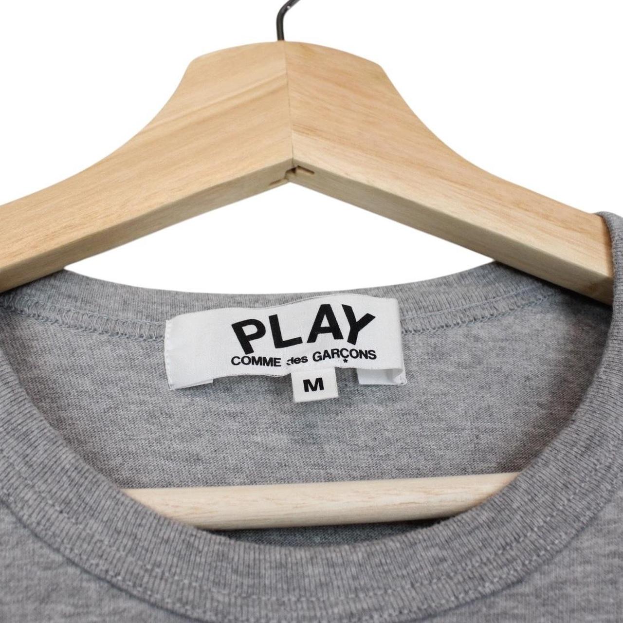 Comme des Garcons Grey and Black Long Sleeve T-Shirt