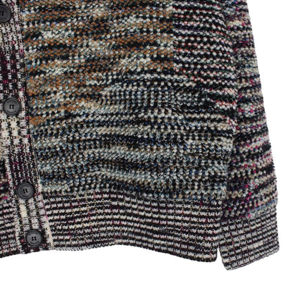 Missoni Multicoloured Button Up Bouclé Wool Knit Cardigan Jumper