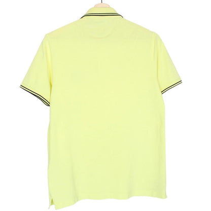 Stone Island Yellow Short Sleeve Compass Cotton Polo Shirt