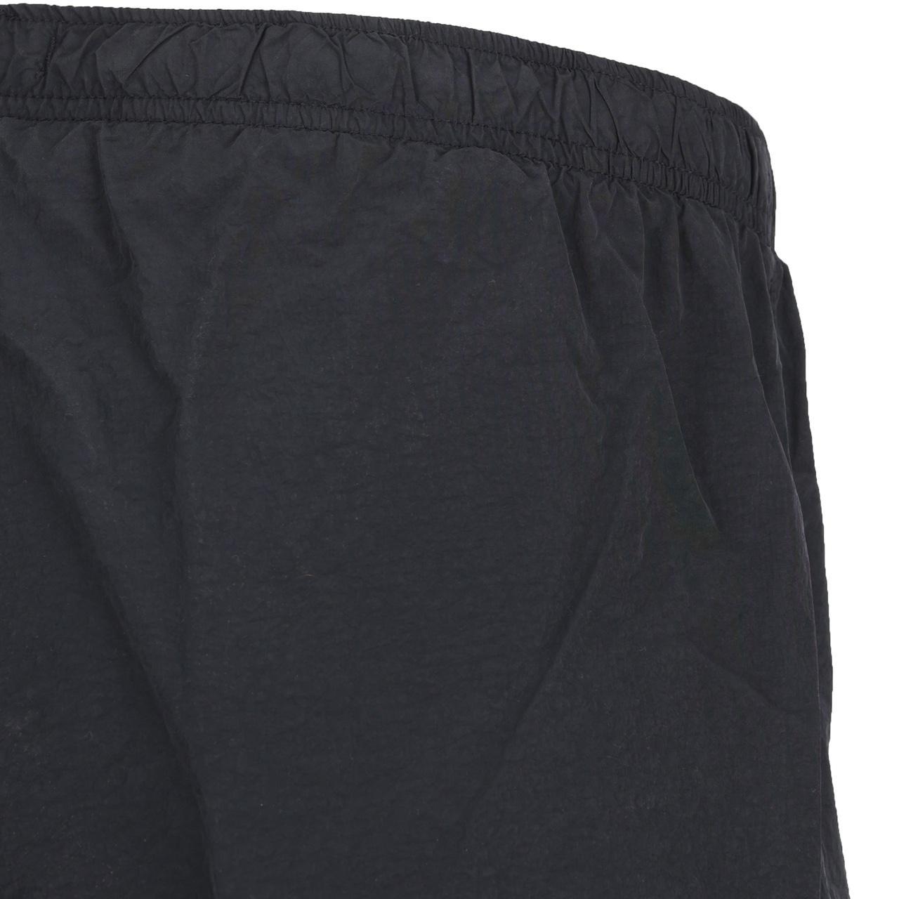 CP Company Black Flatt Nylon Lens Pocket Technical Shorts