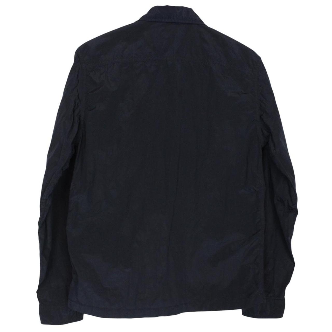 Stone Island SS 2017 Navy Blue Full Zip Nylon Metal Overshirt Jacket