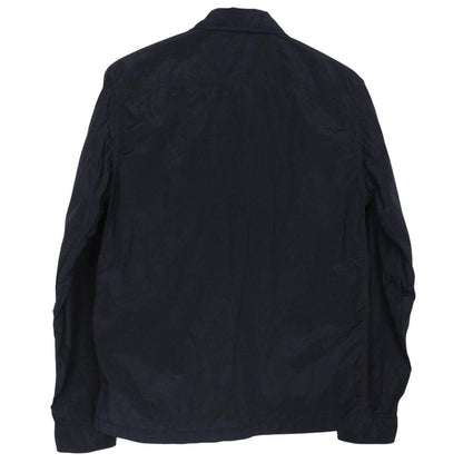 Stone Island SS 2017 Navy Blue Full Zip Nylon Metal Overshirt Jacket