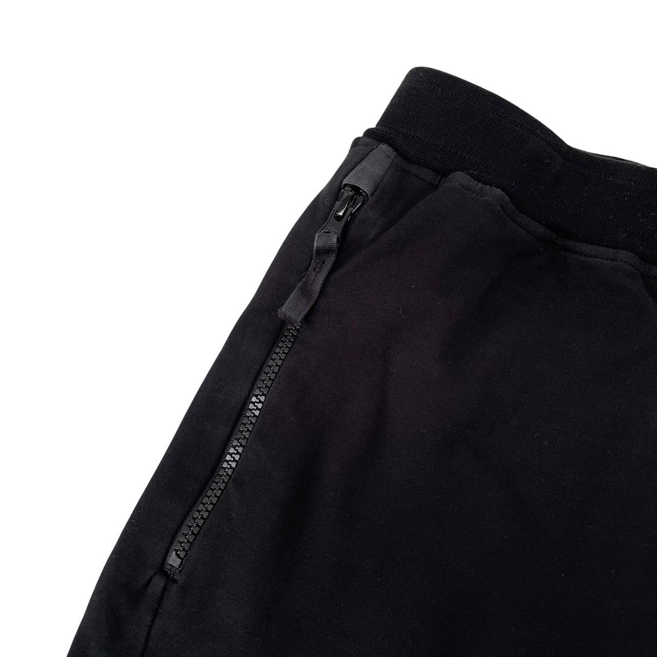 Stone Island Ghost SS 2022 Black Cotton Jogger Shorts