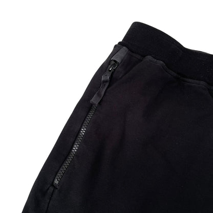 Stone Island Ghost SS 2022 Black Cotton Jogger Shorts
