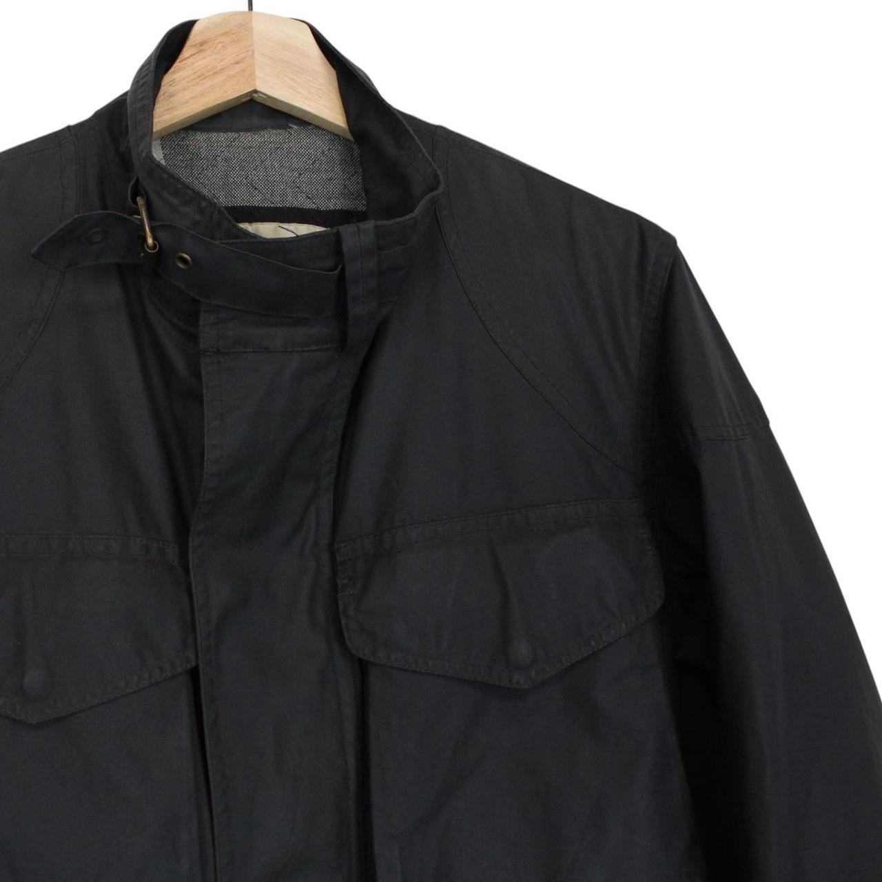 Vintage Thomas Burberry Navy Blue Multi Pocket Cotton Wax Jacket