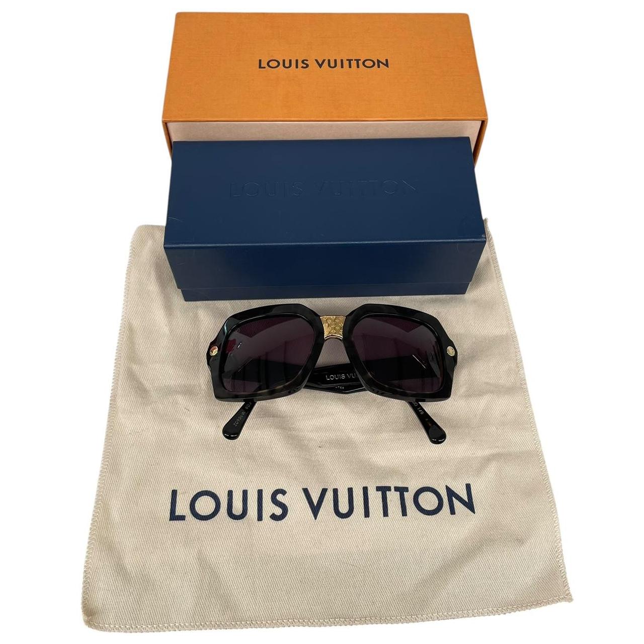 Louis Vuitton Brown Tortoise Z0956W La Dolce Vita Square Sunglasses