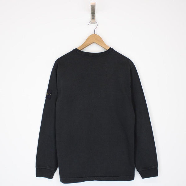 Stone Island AW 2021 Black Cotton Sweatshirt Jumper