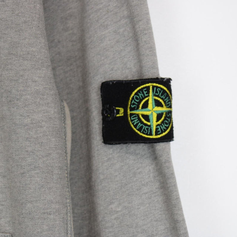 Stone Island AW 2011 Brown Cotton Button Up Sweatshirt Jumper