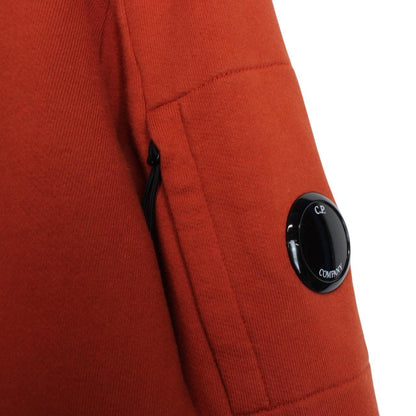 CP Company Burnt Orange Goggle Sweatshirt Jumper
