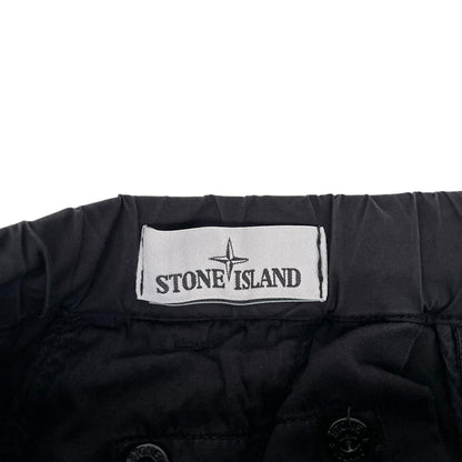 Stone Island SS 2018 Black RE-T Fit Cargo Trousers