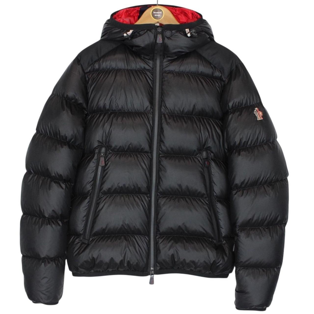 Moncler Grenoble Hintertux Black Full Zip Down Hooded Jacket