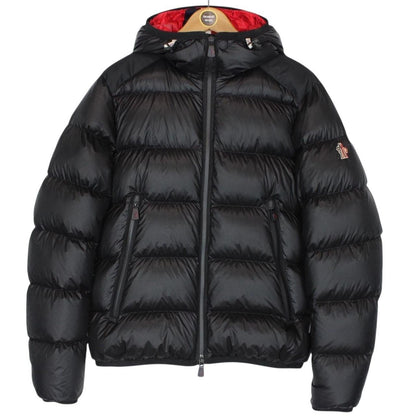 Moncler Grenoble Hintertux Black Full Zip Down Hooded Jacket