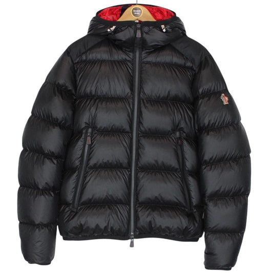 Moncler Grenoble Hintertux Black Full Zip Down Hooded Jacket