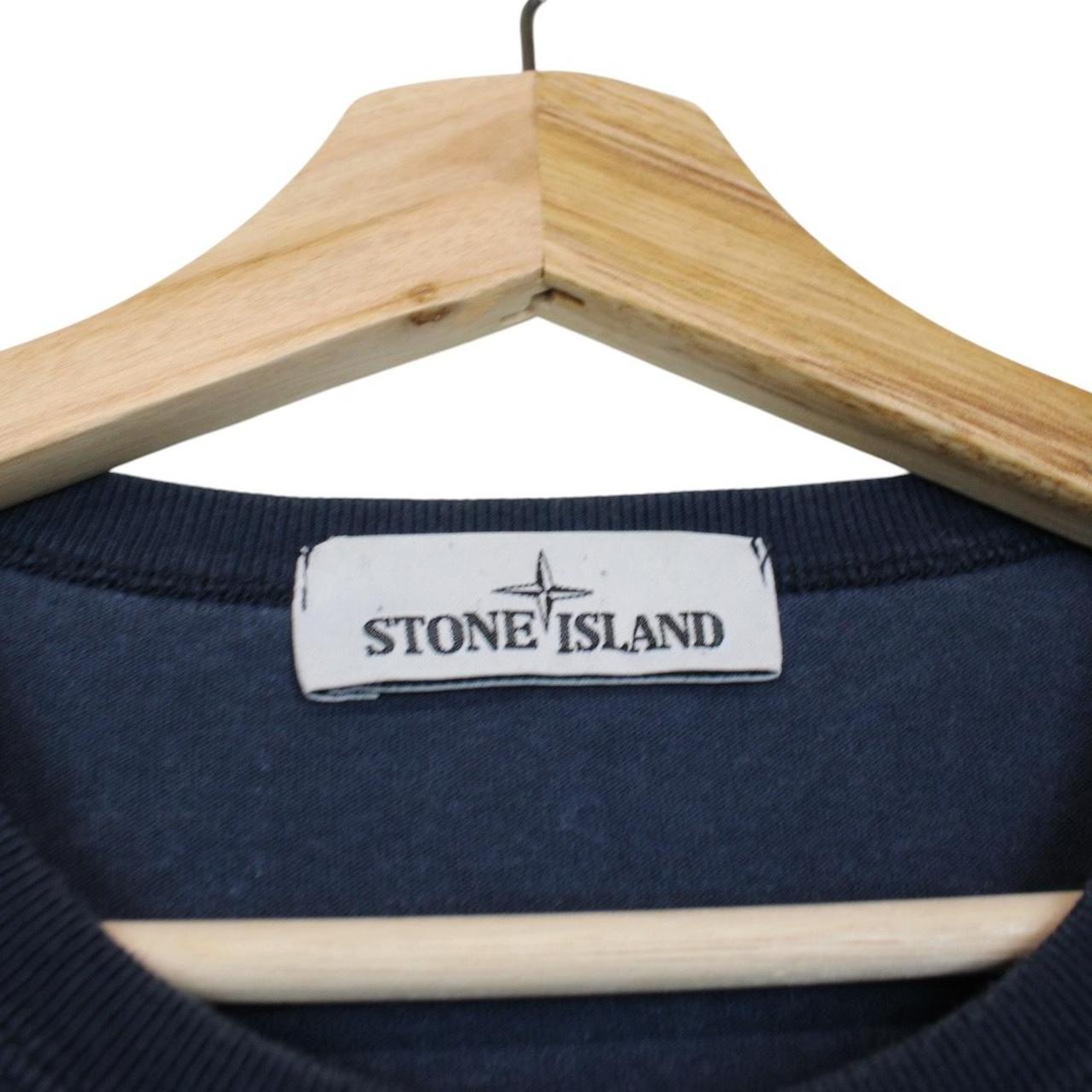 Stone Island SS 2019 Blue Long Sleeve Compass T-Shirt