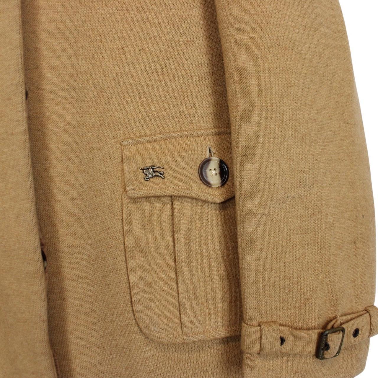 Vintage Burberry London Tan Brown Wool Blend Coat