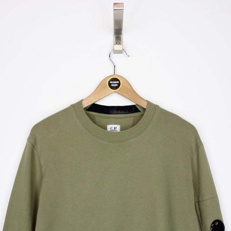 CP Company Green Goggle Sweatshirt Jumper
